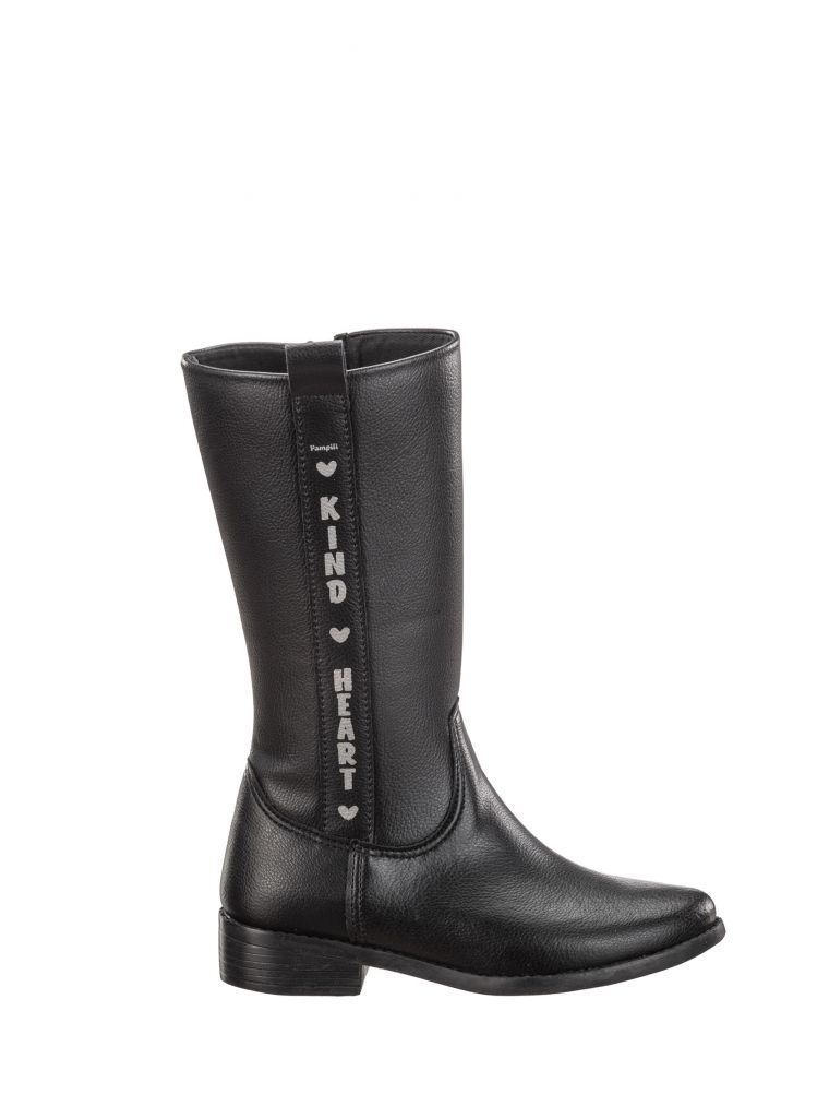 מגפי בנות פס לבבות