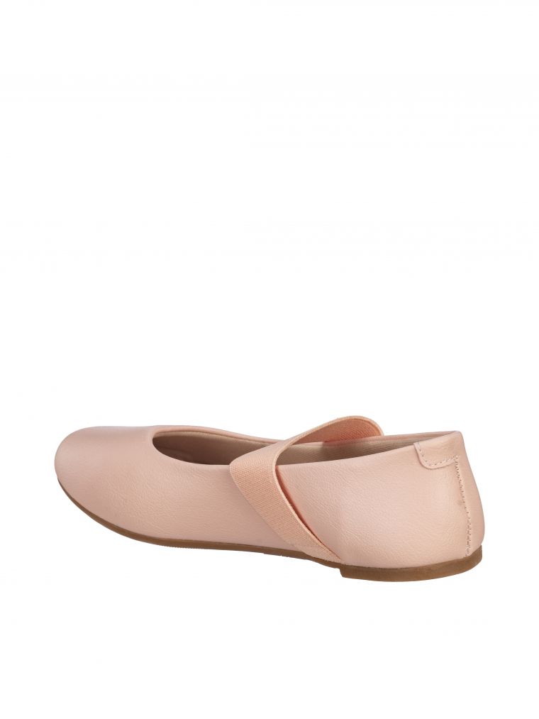 נעלי בובה גומי לב