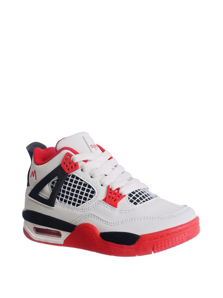 נעלי כדורסל לבן אדום