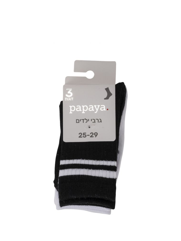 גרביים שחור/לבן (3)