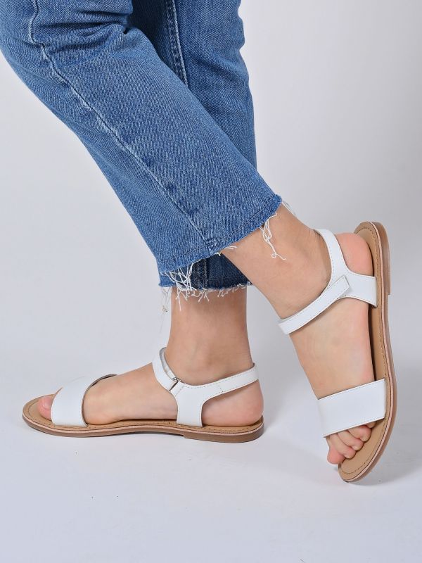 סנדלי בנות סנטוריני פס